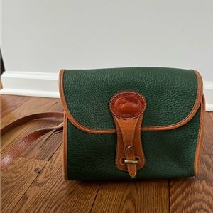 Vintage Dooney & Bourke leather green bag